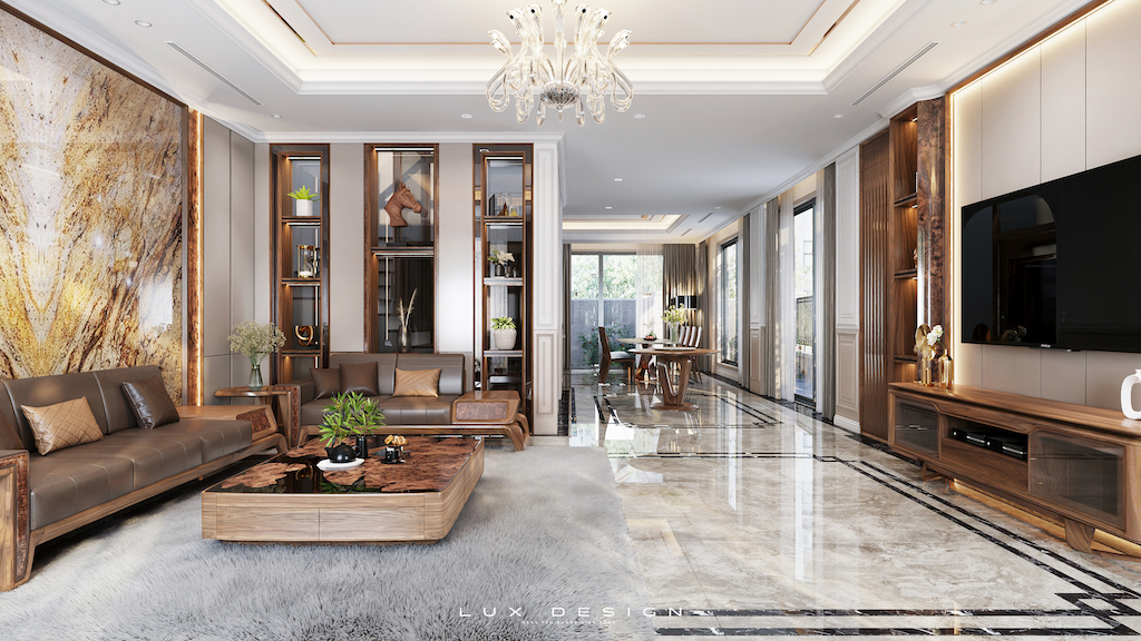 thiết kế nội thất phòng khách