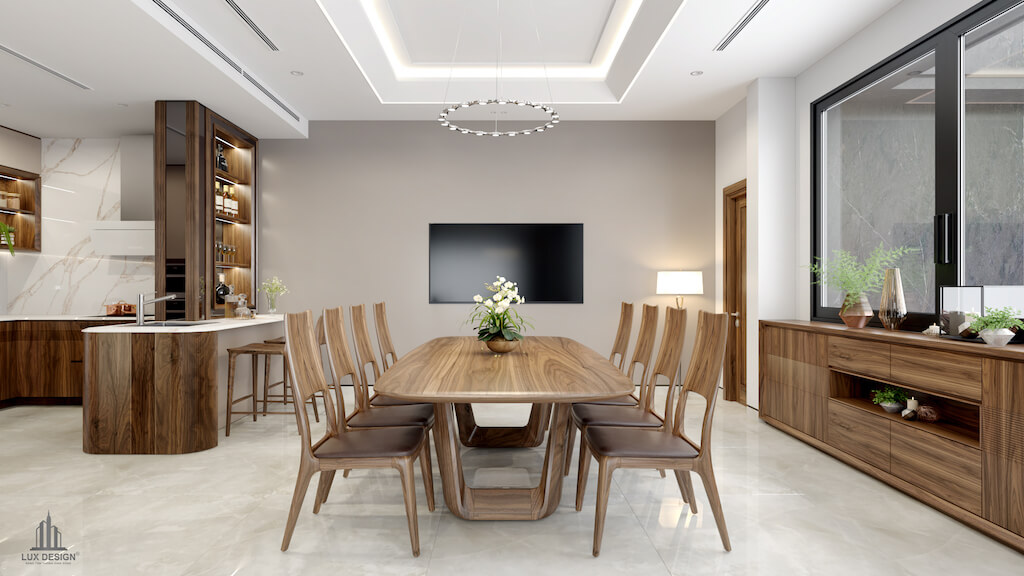 ảnh ghế ăn gỗ óc chó