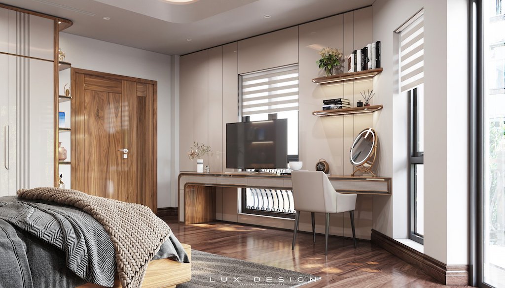 bàn trang điểm hiện đại