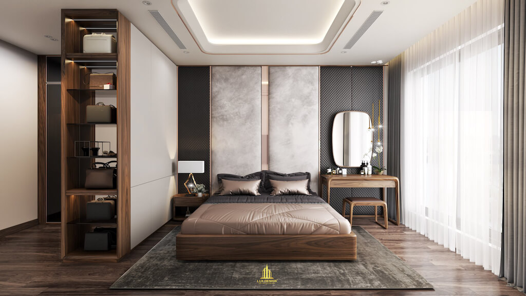 thi công nội thất gỗ óc chó