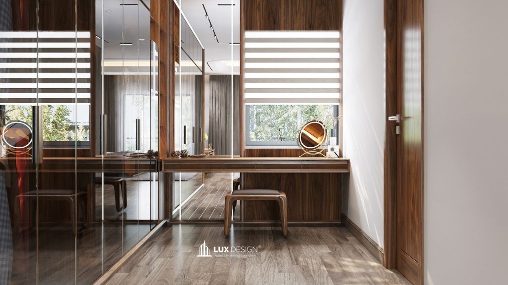 nội thất phòng ngủ gỗ óc chó