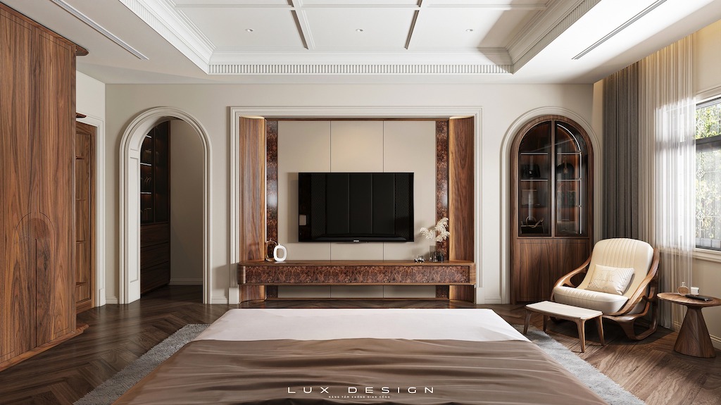 kệ tivi gỗ óc chó