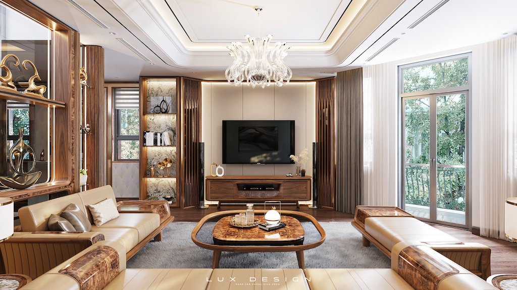 tổng thầu nội thất gỗ óc chó