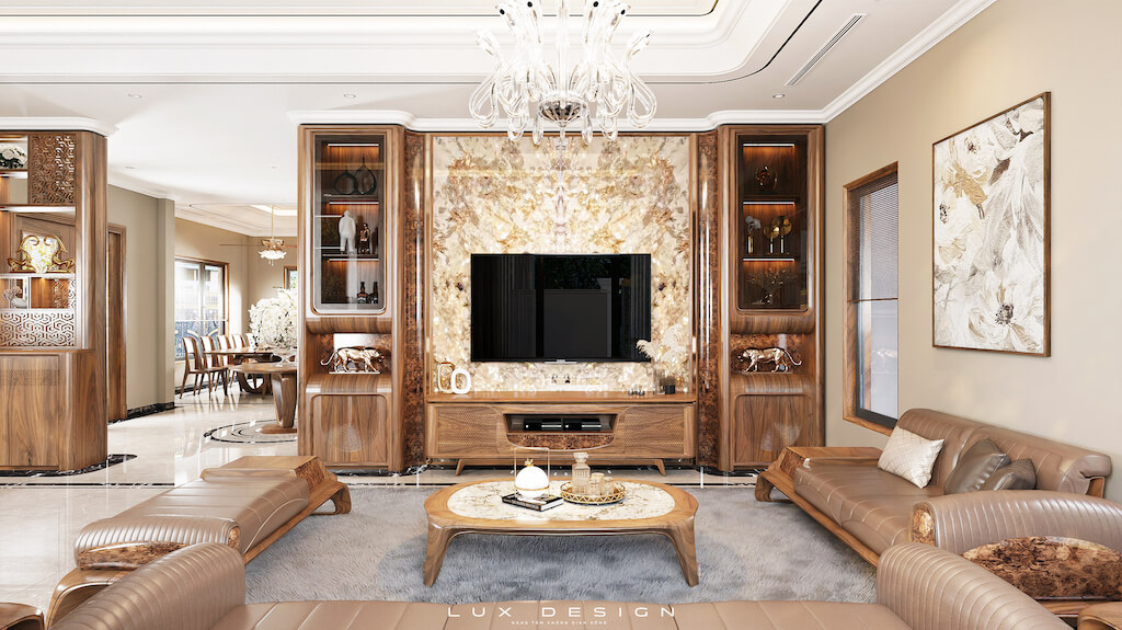 kệ tivi gỗ óc chó