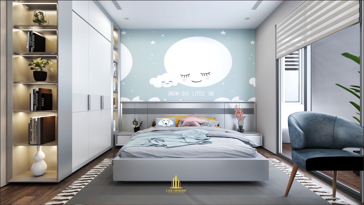 thiết kế phòng ngủ cho con gái
