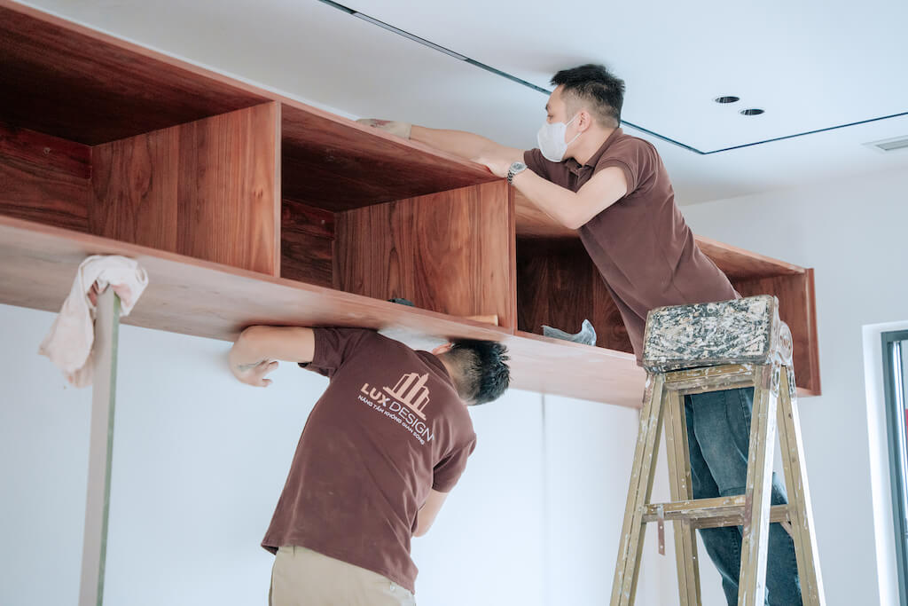 tổng thầu nội thất gỗ óc chó