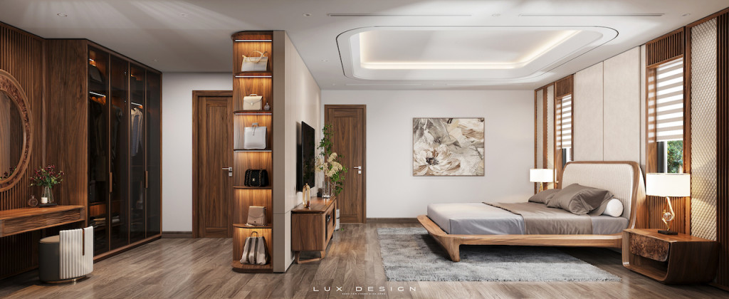 nội thất phòng ngủ căn hộ penhouse