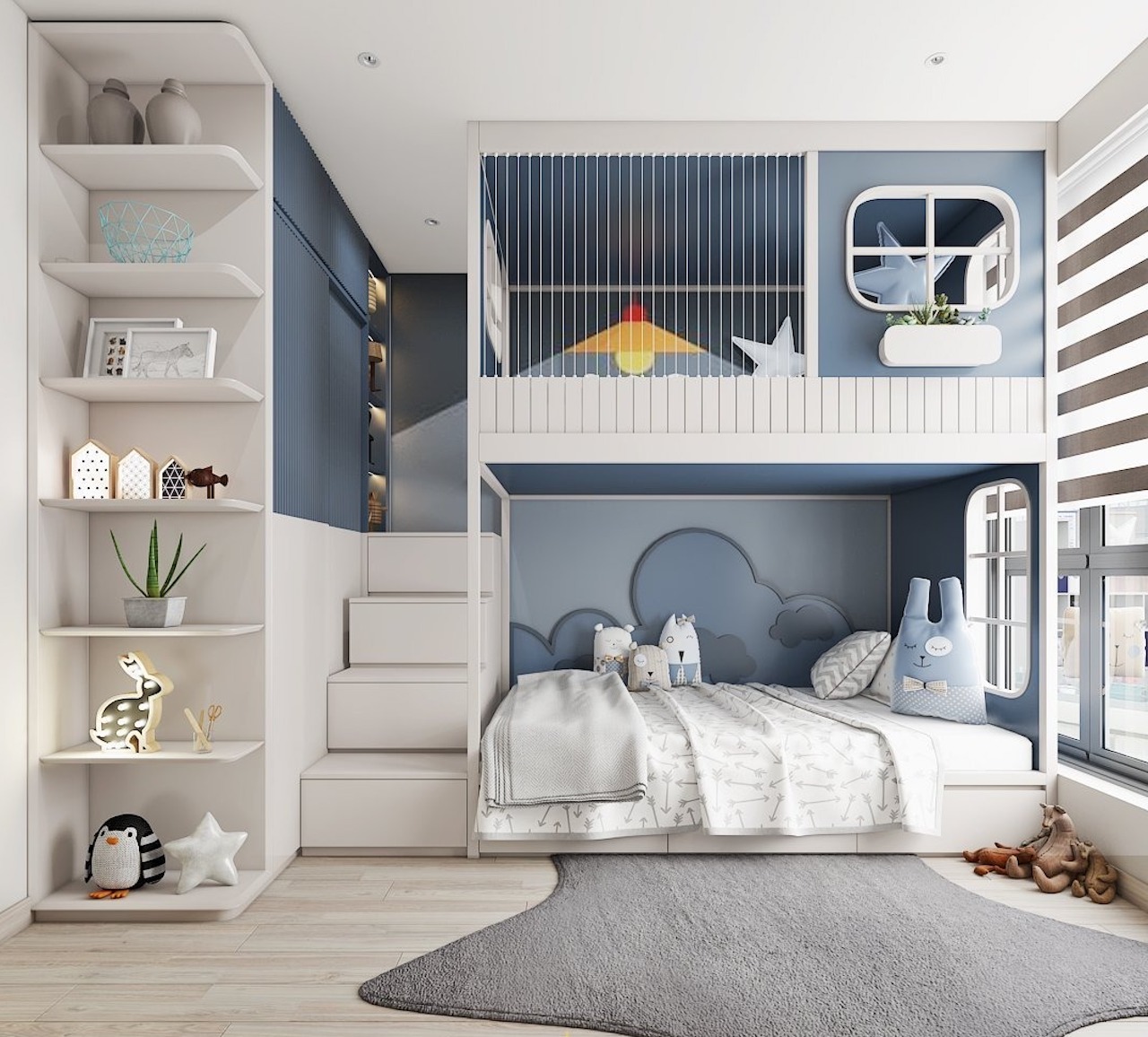 thiết kế phòng ngủ cho con gái