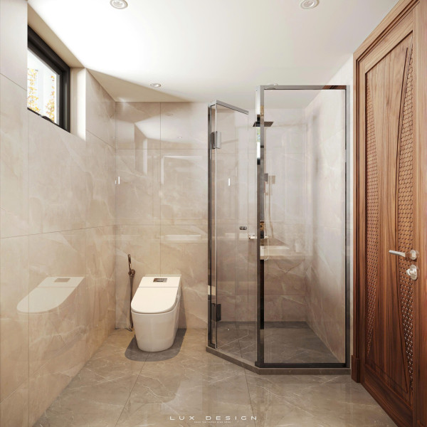 dự án biệt thự gỗ óc chó lux design