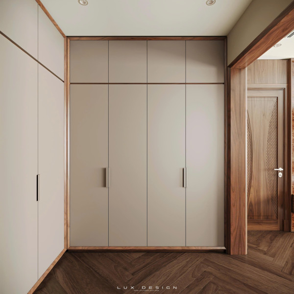 dự án biệt thự gỗ óc chó lux design