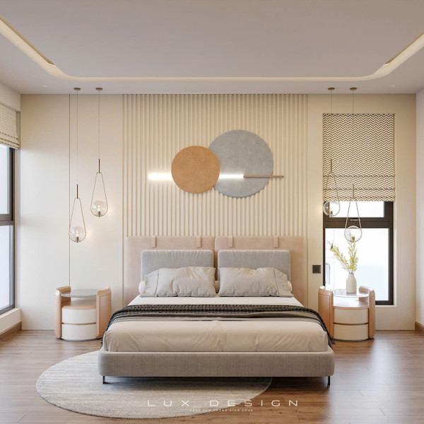 dự án biệt thự gỗ óc chó lux design