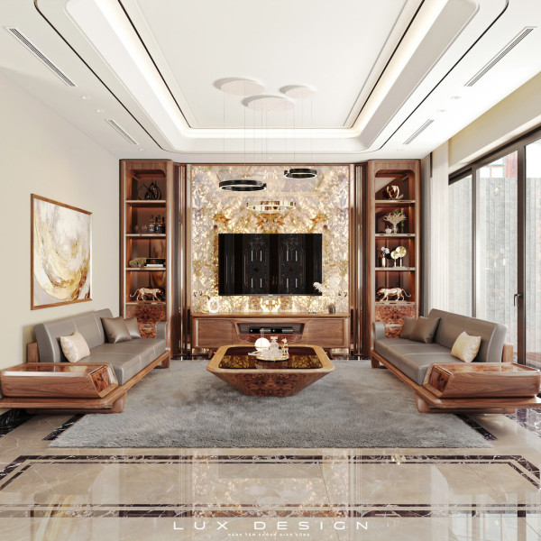 dự án biệt thự gỗ óc chó