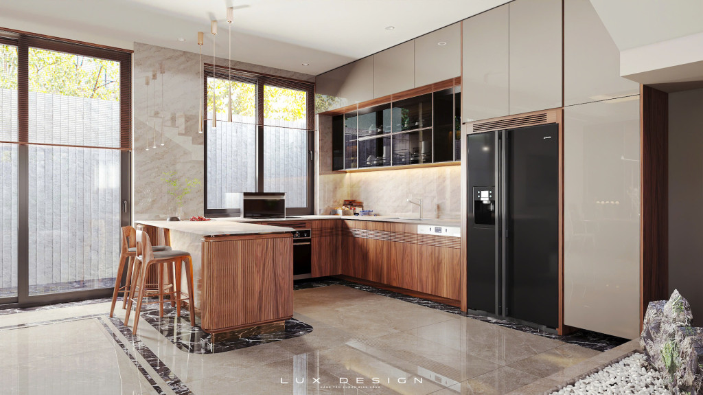 dự án biệt thự gỗ óc chó