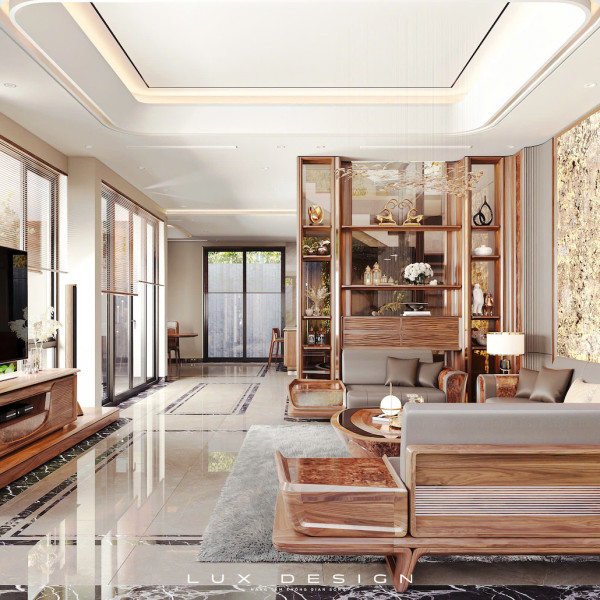 dự án biệt thự gỗ óc chó