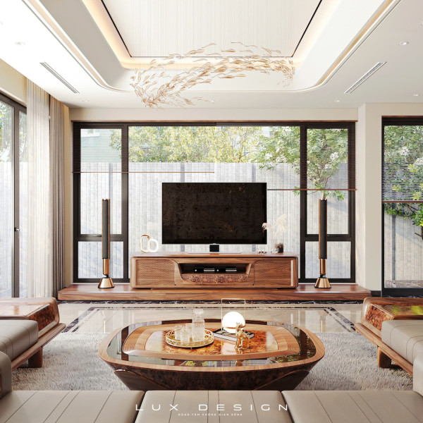 dự án biệt thự gỗ óc chó