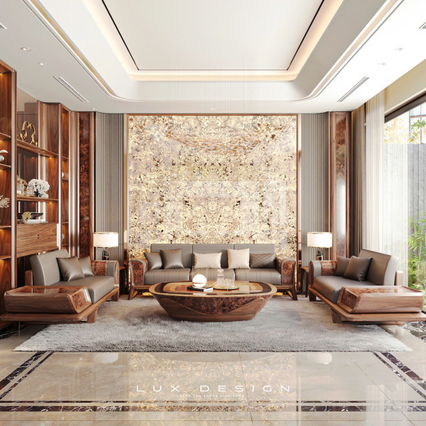 dự án biệt thự gỗ óc chó