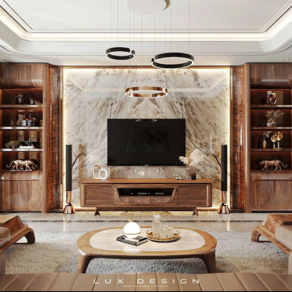 dự án biệt thự gỗ óc chó