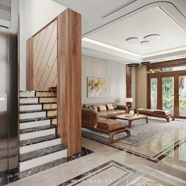 dự án biệt thự gỗ óc chó