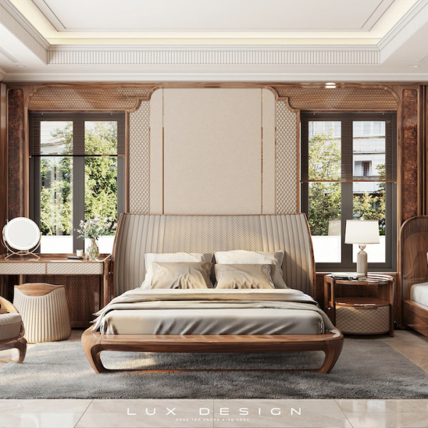 dự án biệt thự gỗ óc chó