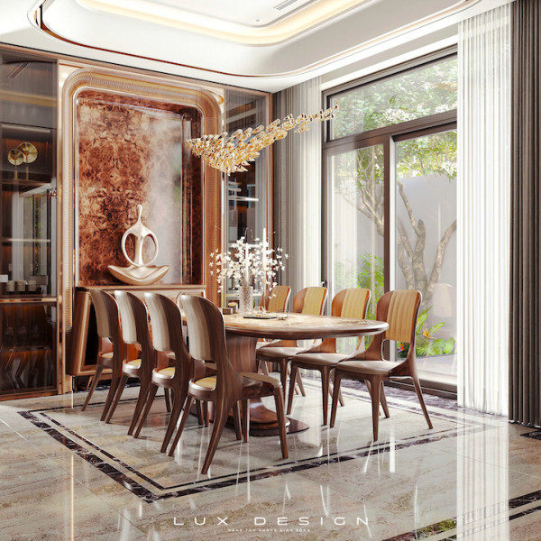 dự án biệt thự gỗ óc chó