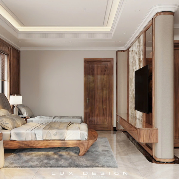 dự án biệt thự gỗ óc chó