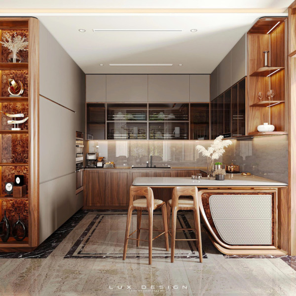 dự án biệt thự gỗ óc chó