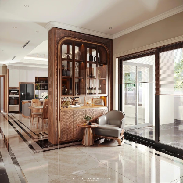 dự án biệt thự gỗ óc chó