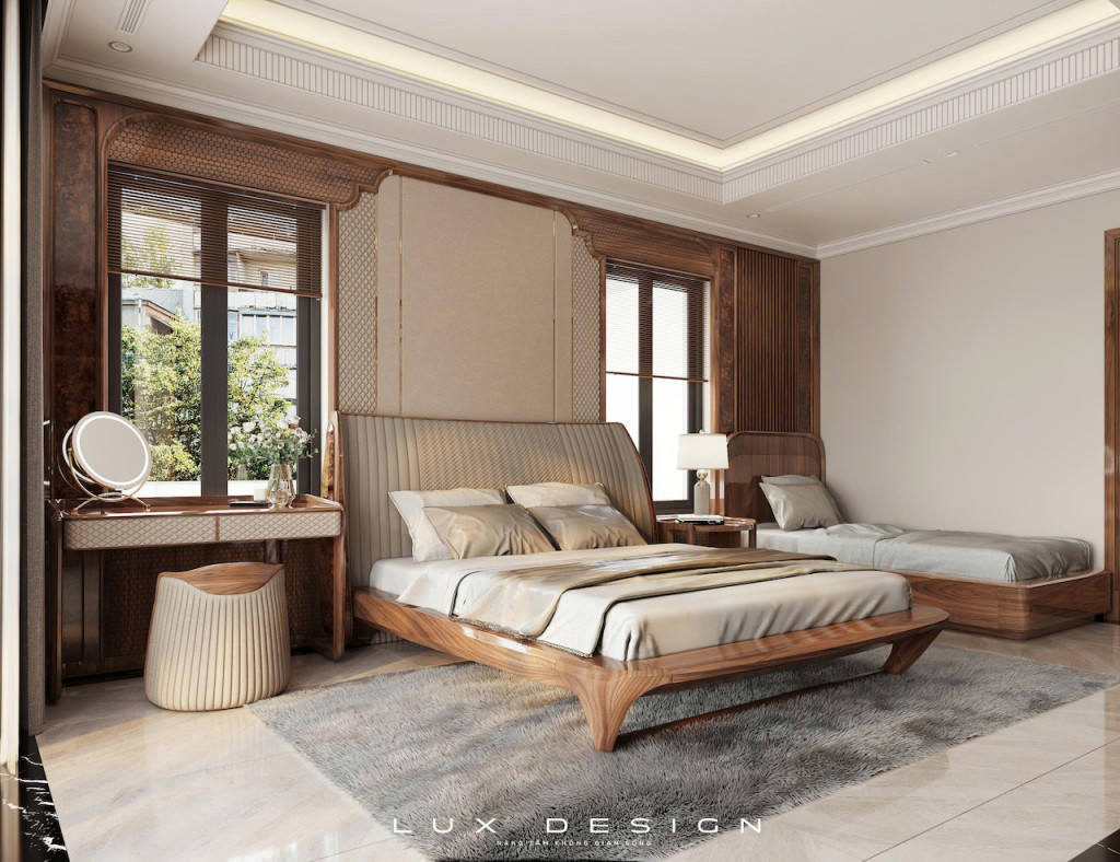 dự án biệt thự gỗ óc chó