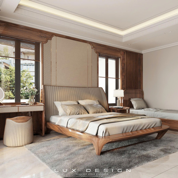 dự án biệt thự gỗ óc chó