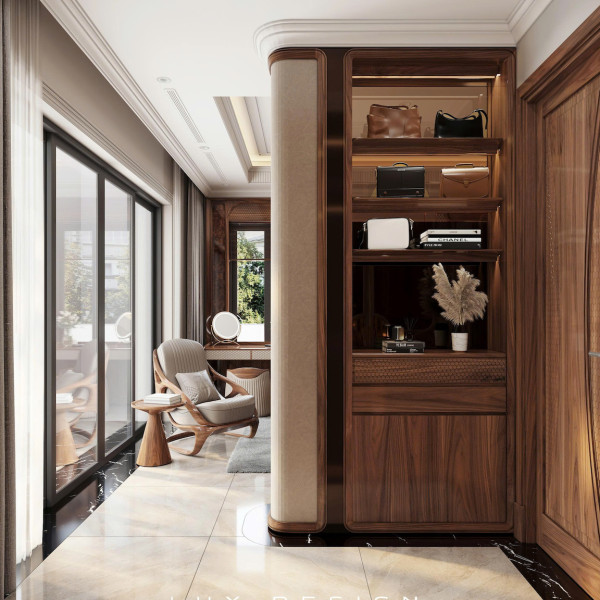 dự án biệt thự gỗ óc chó