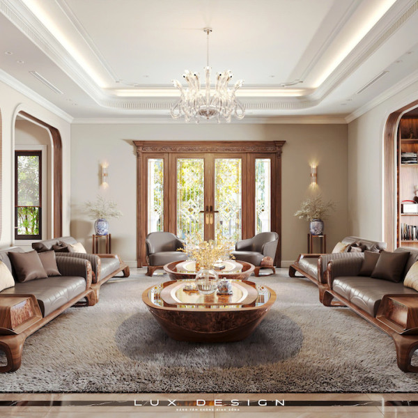 dự án biệt thự gỗ óc chó