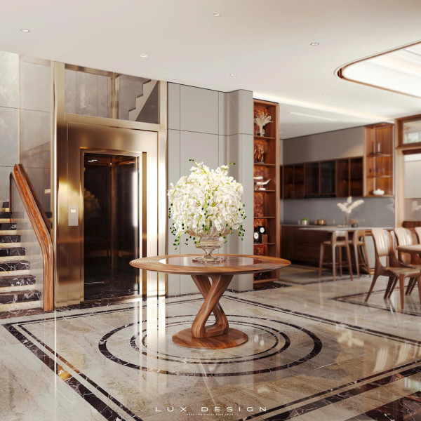 dự án biệt thự gỗ óc chó