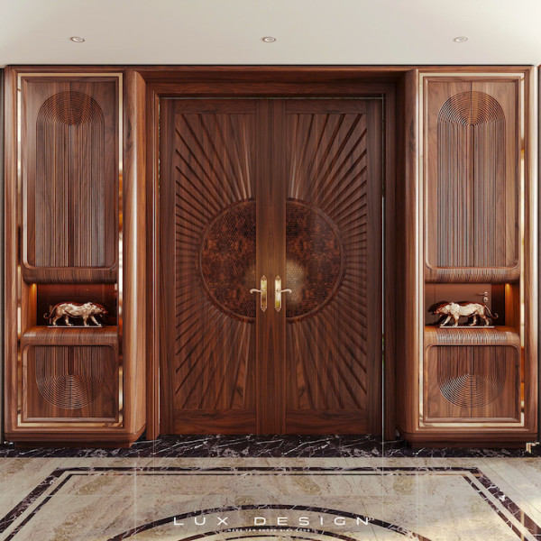 dự án biệt thự gỗ óc chó