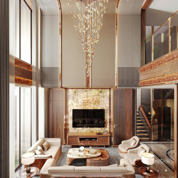 dự án biệt thự gỗ óc chó