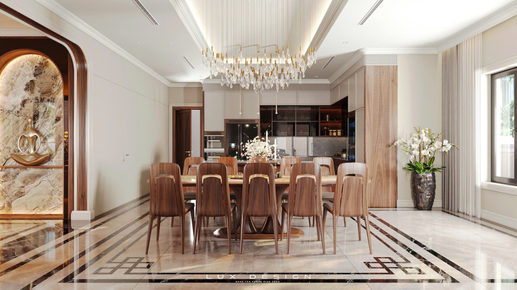 dự án biệt thự gỗ óc chó