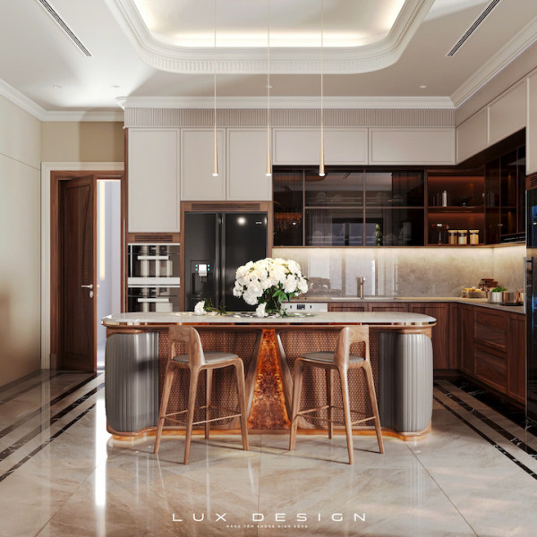 dự án biệt thự gỗ óc chó