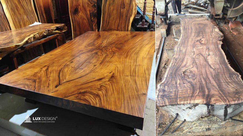 giường gỗ me tây