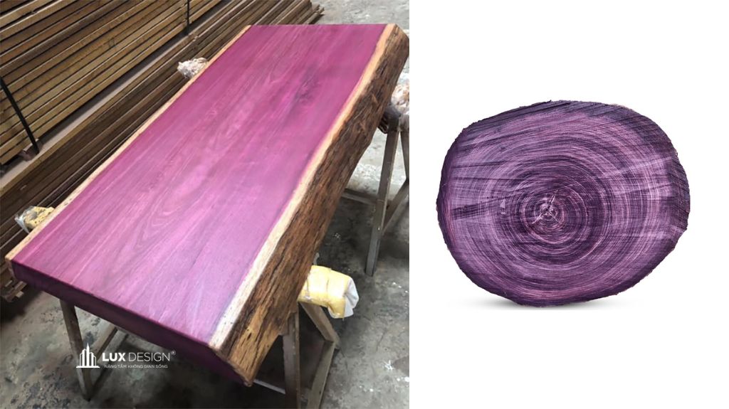 gỗ cẩm lai tím