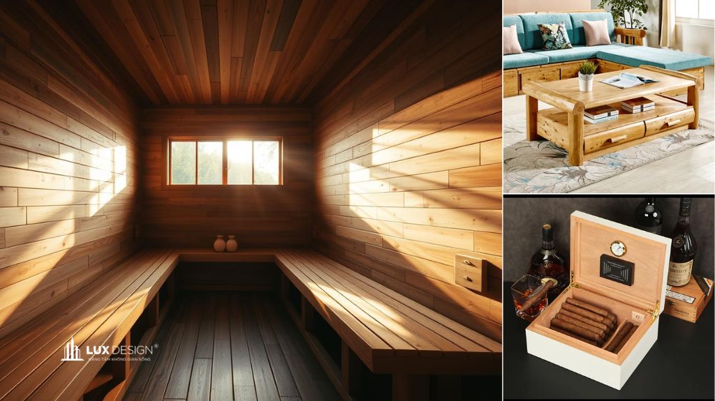 gỗ tuyết tùng có tốt không