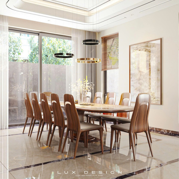 biệt thự gỗ óc chó