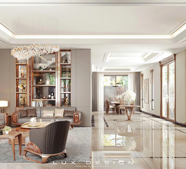 biệt thự gỗ óc chó