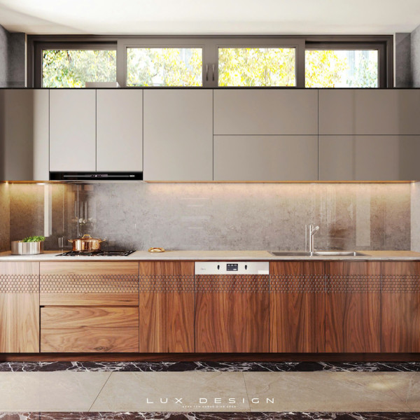 biệt thự gỗ óc chó