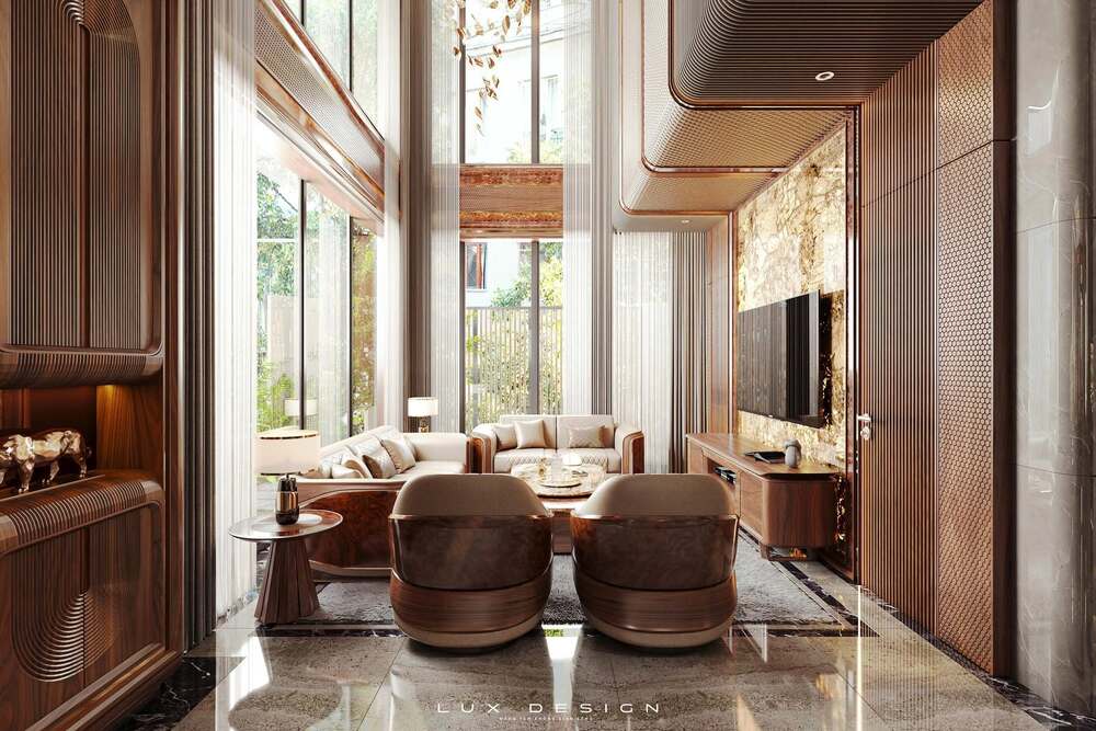 Sofa gỗ óc chó 